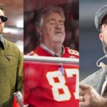 Travis Kelce, Ed Kelce, and Jason Kelce