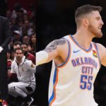 Kendrick Perkins (L), Isaiah Hartenstein (R)