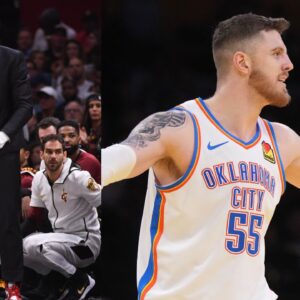 Kendrick Perkins (L), Isaiah Hartenstein (R)