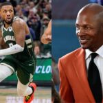 Damian Lillard(R) and Ray Allen(L)