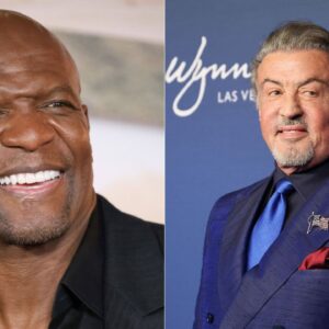 Terry Crews(L), Sylvester Stallone(R)