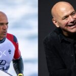 Kelly Slater (L), Dana White (R)