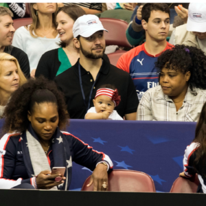 Serena Williams (USA), Alexis Ohanian and baby, Alexis Olympia Ohanian Jr.