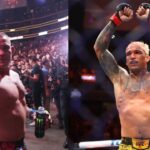 Dustin Poirier (L) and Charles Oliveira (R)