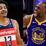 Jordan Poole and Draymond Green