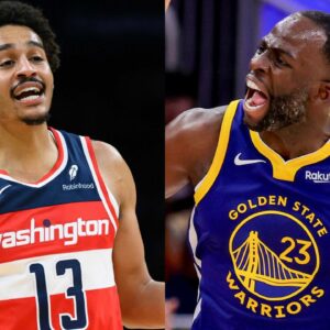 Jordan Poole and Draymond Green