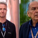 Ralf Schumacher (L) and Antonio Perez (R)