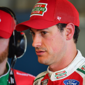 NASCAR Cup Series driver Joey Logano (22) during Cup Series practice at Phoenix Raceway.