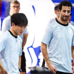 TSUNODA Yuki (jap), Visa Cash App RB F1 Team VCARB 01, RICCIARDO Daniel (aus), Visa Cash App RB F1 Team VCARB 01, portrait during the Formula 1 Singapore Grand Prix 2024, 18th round of the 2024 Formula One World Championship