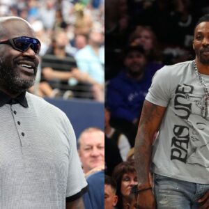 Shaquille O'Neal(L) and Dwight Howard(R)