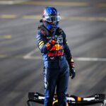1 Max Verstappen (NLD, Oracle Red Bull Racing) celebrates becoming the 2024 Drivers World Champion, F1 Grand Prix of Las Vegas at Las Vegas Strip Circuit on November 24, 2024 in Las Vegas, United States of America