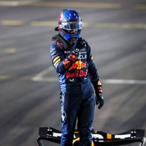 1 Max Verstappen (NLD, Oracle Red Bull Racing) celebrates becoming the 2024 Drivers World Champion, F1 Grand Prix of Las Vegas at Las Vegas Strip Circuit on November 24, 2024 in Las Vegas, United States of America