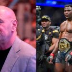 Dana White (L), Francis Ngannou (R)