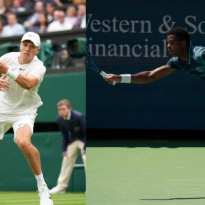 Jack Draper (L) and Mpetshi Perricard (R)