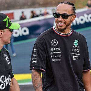 Valtteri Bottas and Lewis Hamilton at Interlagos, Brazil