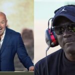 Dana White (L), Michael Jordan (R)