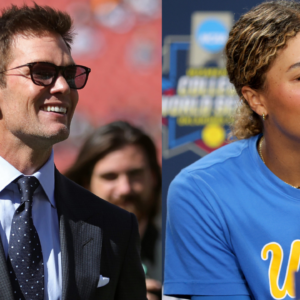 Tom Brady (L) and Maya Brady (R)