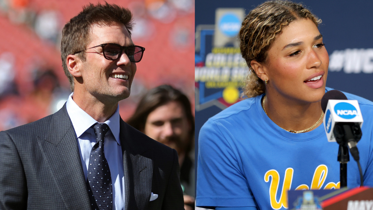 Tom Brady (L) and Maya Brady (R)