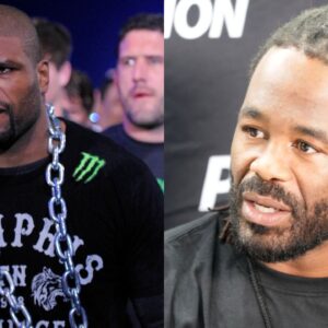 Quinton Jackson (L), Rashad Evans (R)