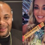 Daniel Cormier (L) and Laura Sanko (R)