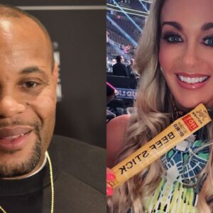 Daniel Cormier (L) and Laura Sanko (R)