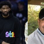 Joel Embiid (L) and Marcus Hayes (R)