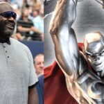 Shaquille O'Neal (L) and Steel (R)