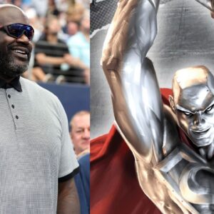 Shaquille O'Neal (L) and Steel (R)