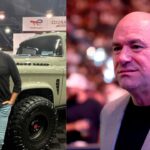 Mike Rowe (L), Dana White (R)