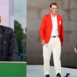 Jon Wertheim (L) and Rafael Nadal (R)