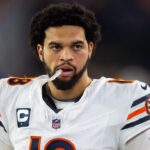 Chicago Bears quarterback Caleb Williams (18) against the Arizona Cardinals at State Farm Stadium.