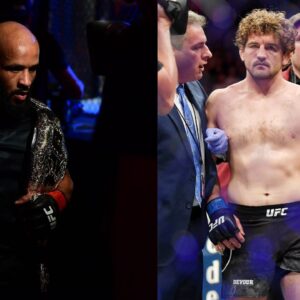 Demetrious Johnson (L), Ben Askren (R)