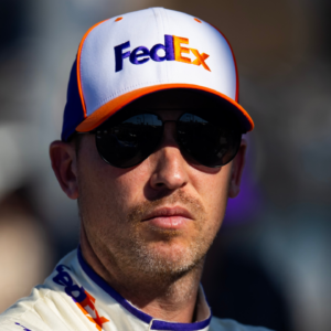 NASCAR Cup Series driver Denny Hamlin during qualifying for the NASCAR Championship Race at Phoenix Raceway.
