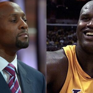 Alonzo Mourning and Shaquille O'Neal