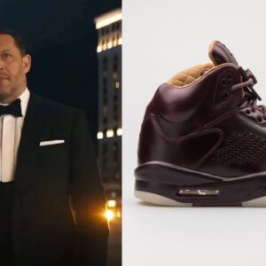 Tom Hardy (L), Jordan 5(R)