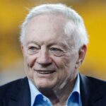 Dallas Cowboys owner Jerry Jones on the field before the game against the Pittsburgh Steelers at Acrisure Stadium.