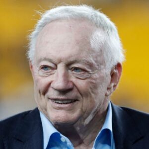 Dallas Cowboys owner Jerry Jones on the field before the game against the Pittsburgh Steelers at Acrisure Stadium.