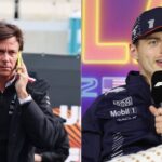 Toto Wolff(L), Max Verstappen(R)