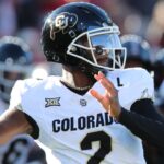 Nov 9, 2024; Lubbock, Texas, USA; Colorado Buffalos quarterback Shedeur Sanders (2) passes against the Texas Tech Red Raiders in the first half at Jones AT&T Stadium and Cody Campbell Field.