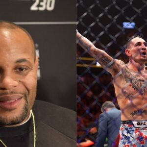 Daniel Cormier (L) and Max Holloway (R)