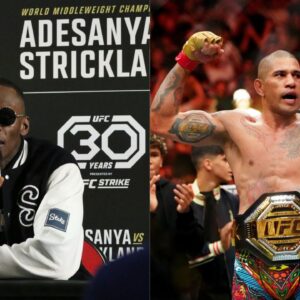Israel Adesanya (L) Alex Pereira (R)