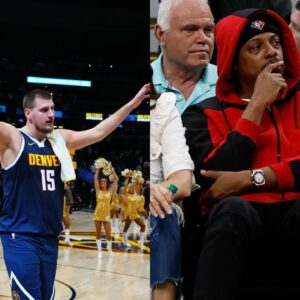 Nikola Jokic (L) and Paul Pierce (R)