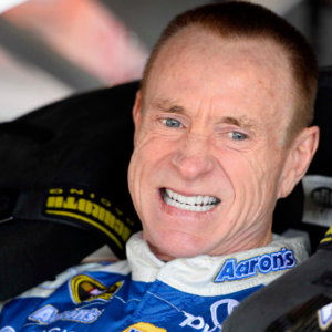 NASCAR Sprint Cup Series driver Mark Martin (55) during practice for the STP 400 at Kansas Speedway.