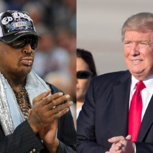 Dennis Rodman and Donald Trump