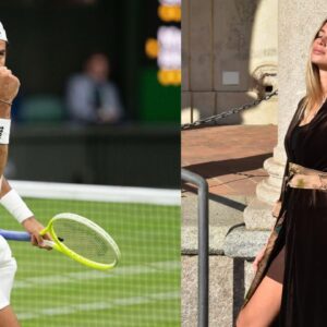 Matteo Berrettini (L) and Federica Lelli (R) are in a relationship