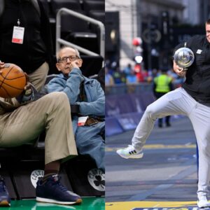 Shaquille O'Neal and Rob Gronkowski