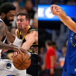 Kyrie Irving (L) and Stephen Curry (R)