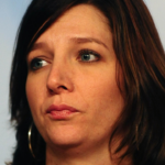 Kelley Earnhardt prior to qualifying for the Daytona 500 at Daytona International Speedway.