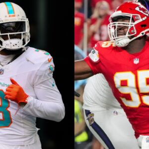 Odell Beckham Jr. (L); Chris Jones (R)