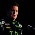 NASCAR Camping World Truck Series driver Ricky Carmichael during media day at Daytona International Speedway.
